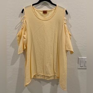 Oh My Gauze Miami Cold Shoulder Top